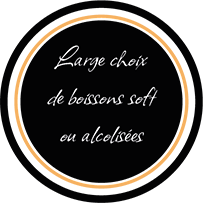 Large choix de boisson soft ou alcolisées